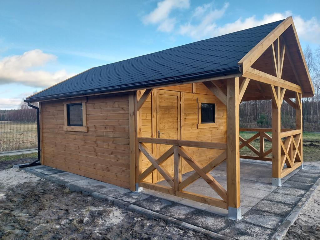 DOMEK LETNISKOWY DAREK III Z PODŁOGĄ 6x4m — ujęcie 2