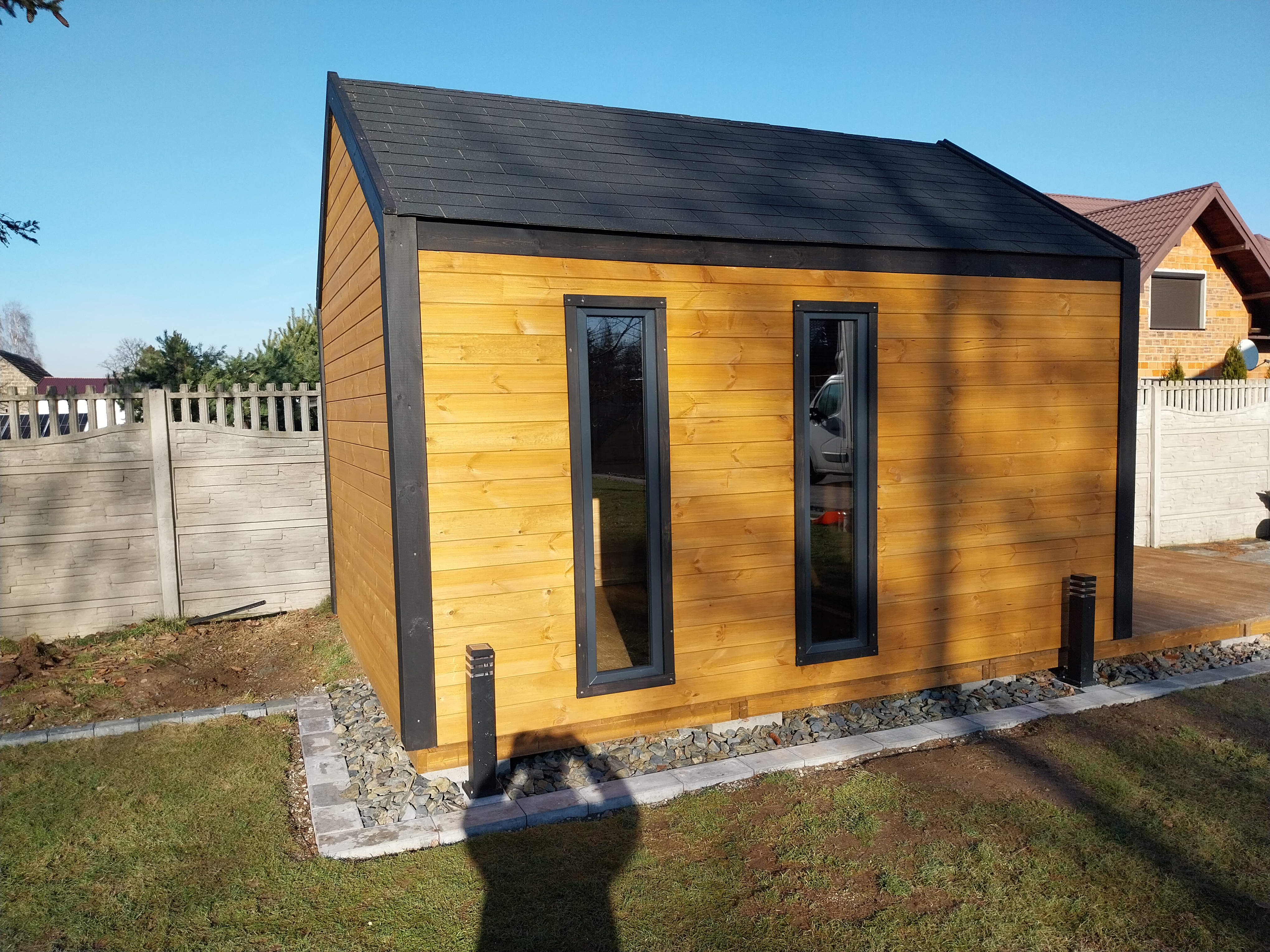 DOMEK D25 3x4m — realizacja DREWNOTRIK