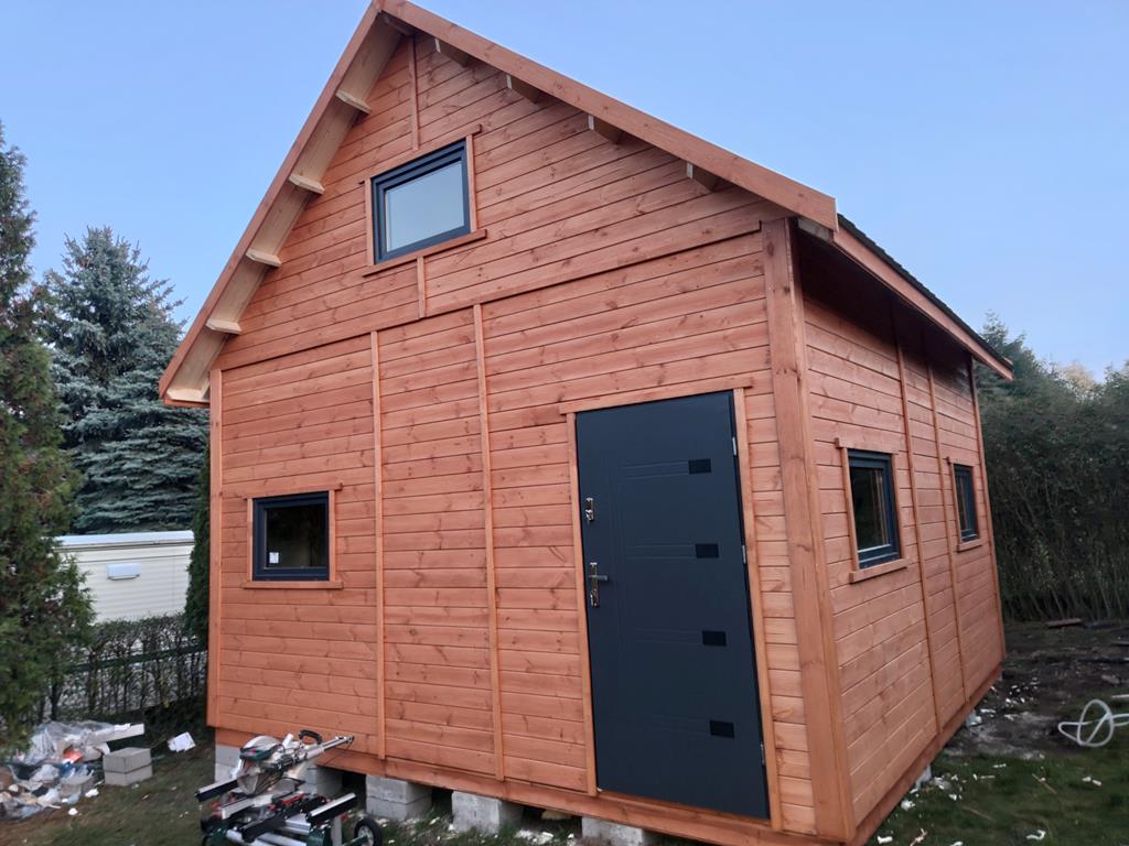 DOMEK LETNISKOWY L60 5x5m ZE ŚCIANKĄ KOLANKOWĄ — ujęcie 3