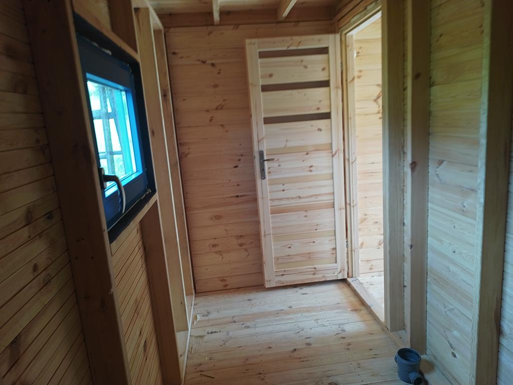 DOMEK LETNISKOWY L80 6x6m — realizacja DREWNOTRIK