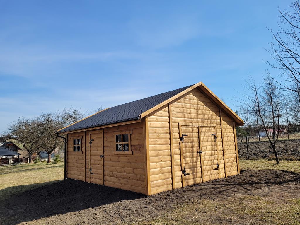 DOMEK LETNISKOWY/narzędziowy WIKTOR 6x4m — ujęcie 2