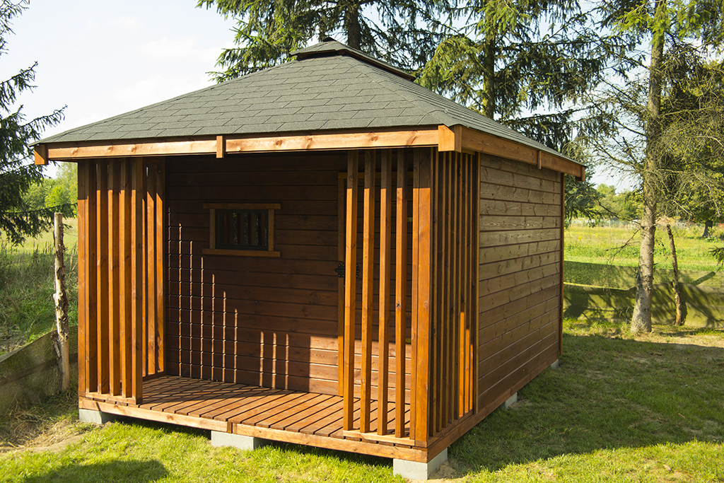 DOMEK LETNISKOWY/narzędziowy RAFI 3x4m — ujęcie 2