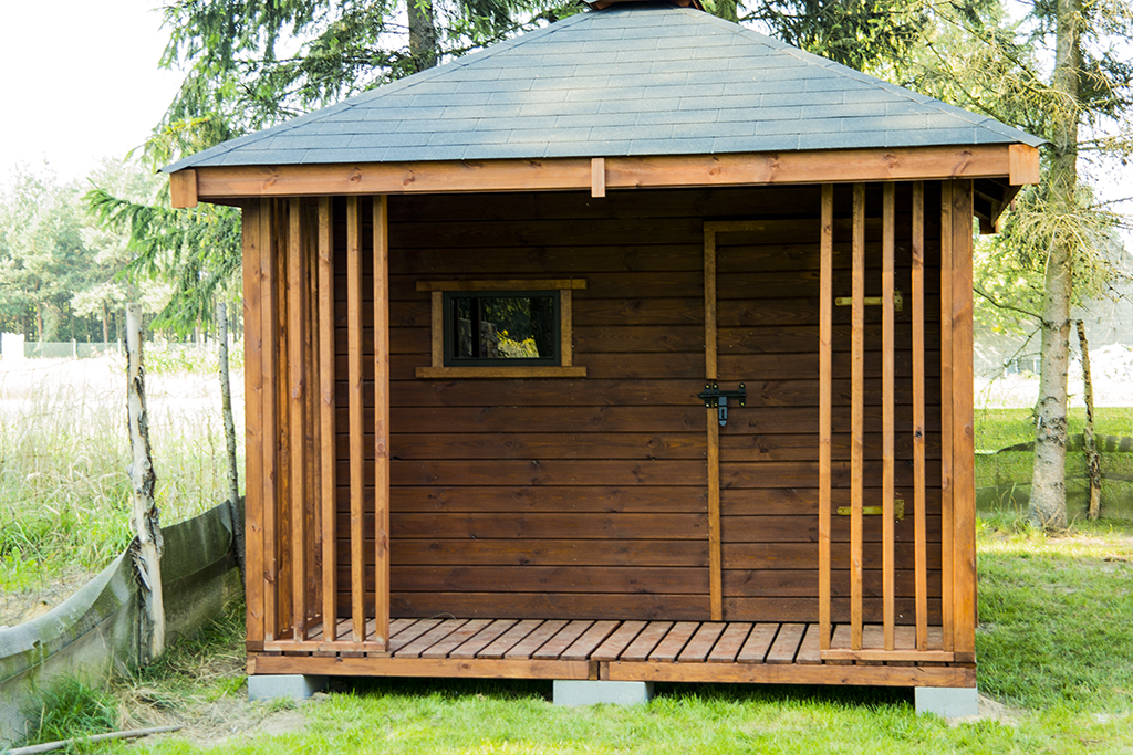 DOMEK LETNISKOWY/narzędziowy RAFI 3x4m — ujęcie 3