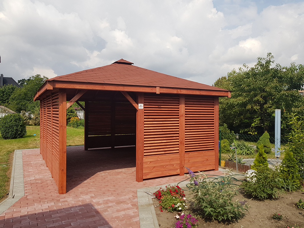 ALTANA ogrodowa ITALIANO 3 x 3 m — realizacja DREWNOTRIK