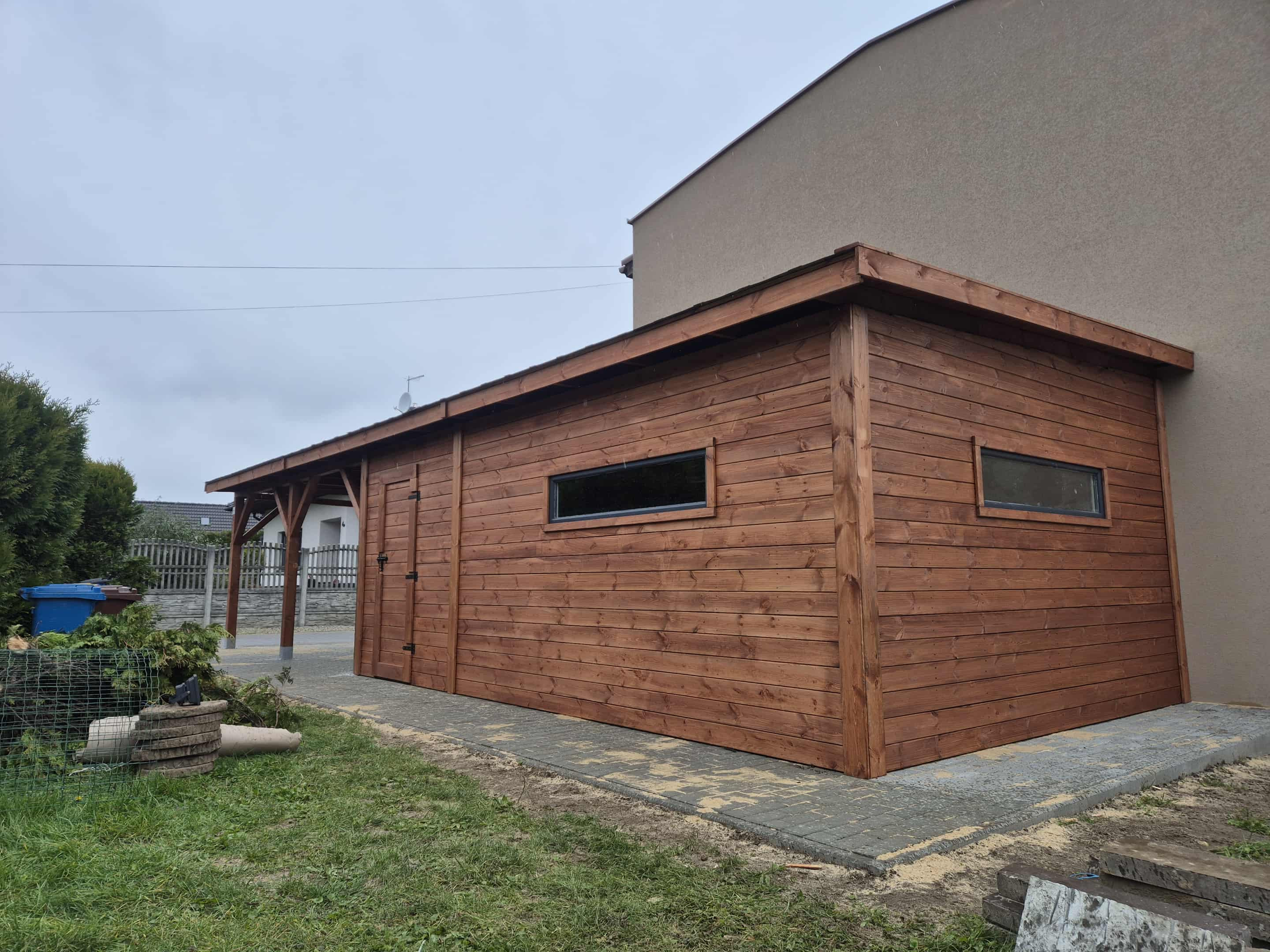 DOMEK narzędziowy Z WIATĄ X10 4x10m — ujęcie 2