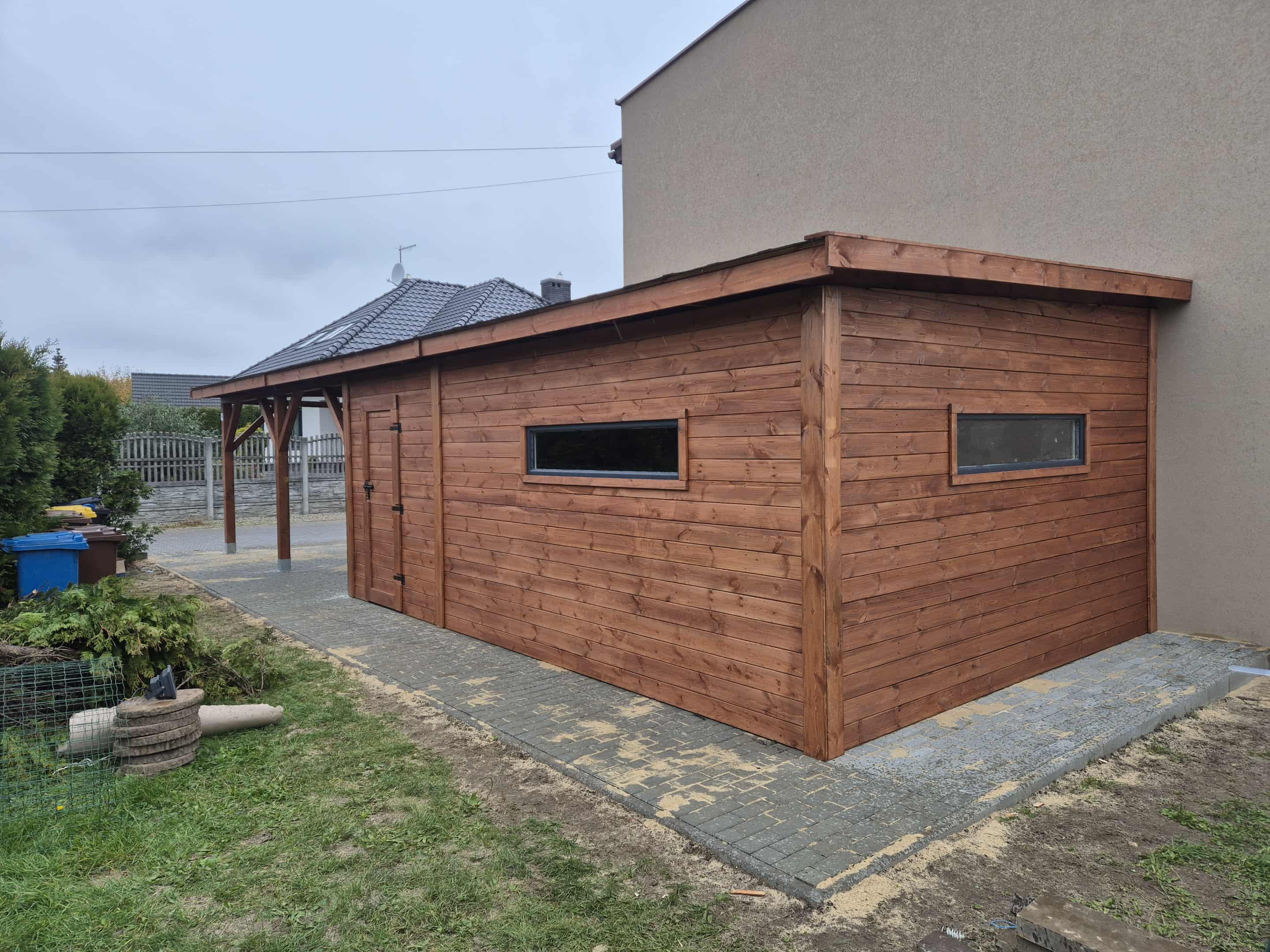 DOMEK narzędziowy Z WIATĄ X10 4x10m — ujęcie 3