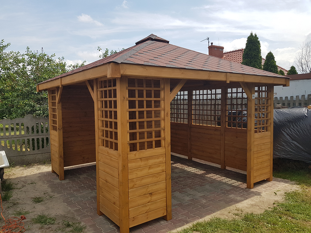 ALTANA ogrodowa SANDRA VII 3 x 3 m — ujęcie 3