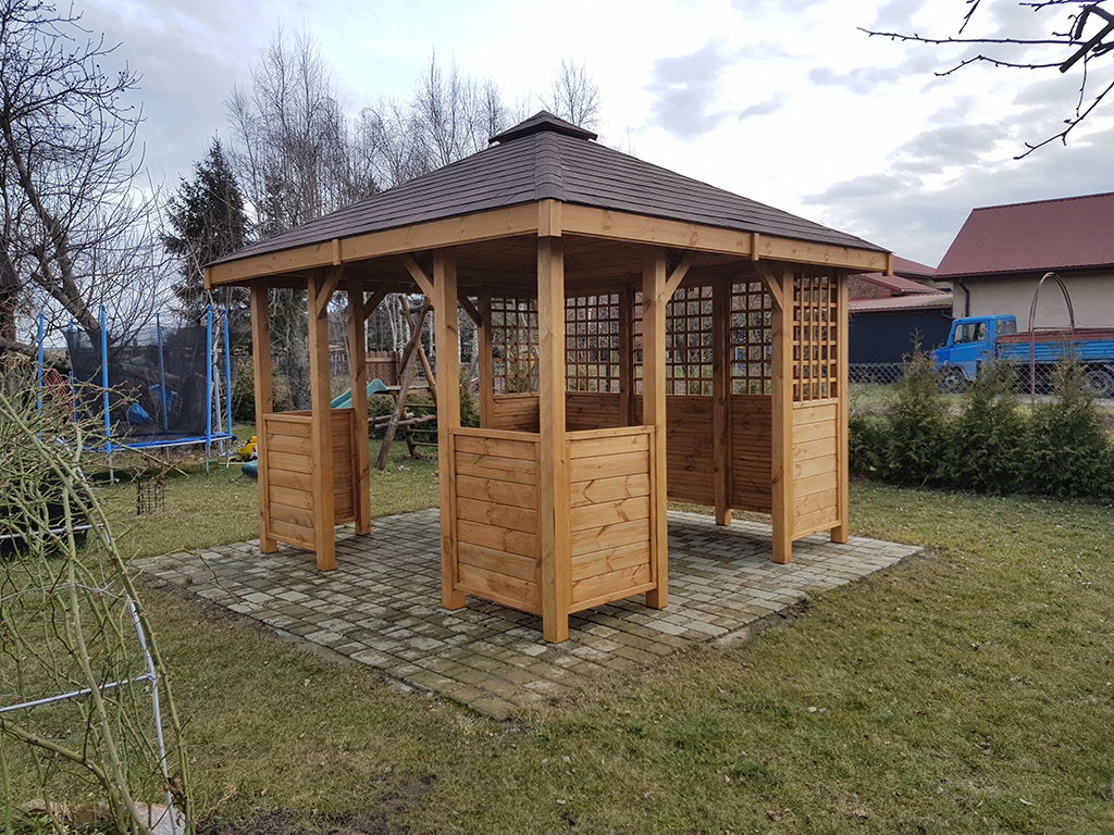 ALTANA ogrodowa SANDRA II 3 x 3 m — ujęcie 2